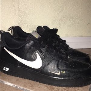 air force 1 lv8 07' utility black and white